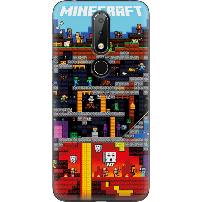 Чехол Uprint Nokia 6.1 Plus Minecraft Lode Runner