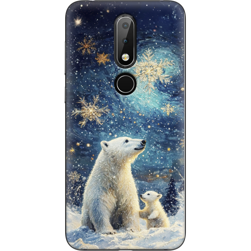 Чехол Uprint Nokia 6.1 Plus Північні ведмеді