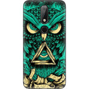 Чехол Uprint Nokia 6.1 Plus Masonic Owl