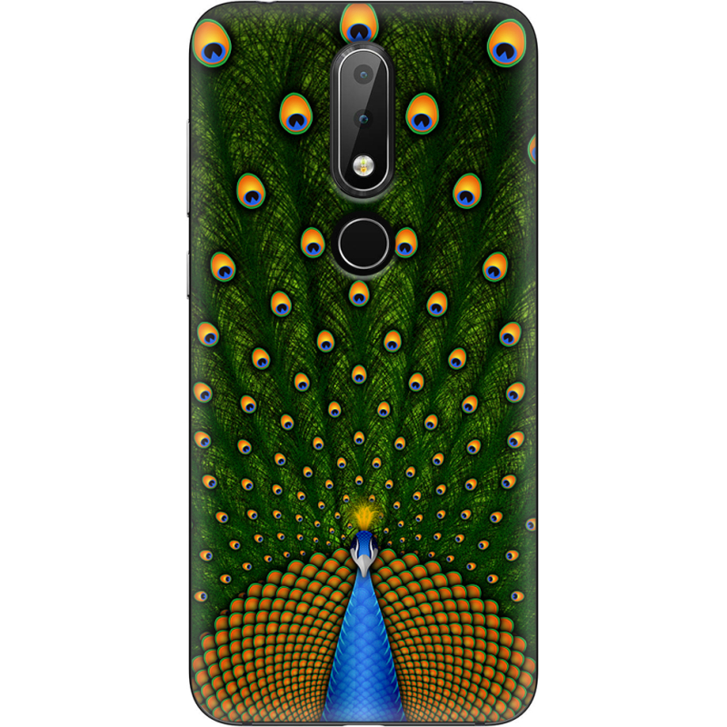 Чехол Uprint Nokia 6.1 Plus Peacocks Tail