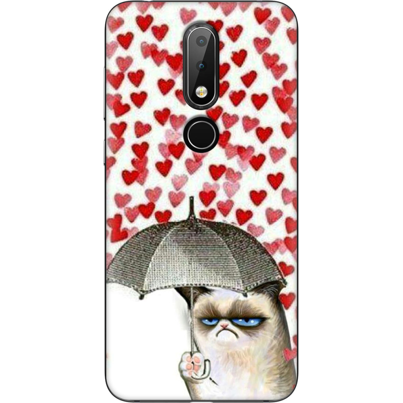 Чехол Uprint Nokia 6.1 Plus Raining Hearts