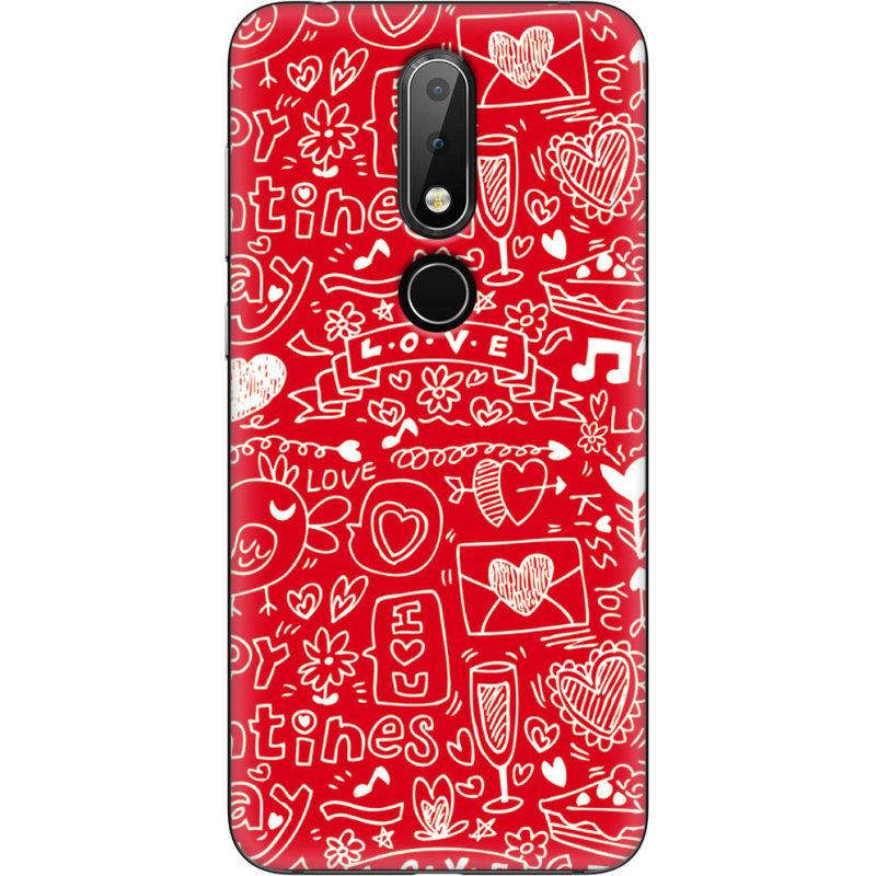 Чехол Uprint Nokia 6.1 Plus Happy Valentines