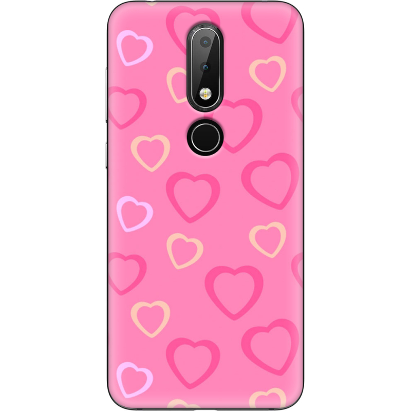 Чехол Uprint Nokia 6.1 Plus Sugar Hearts