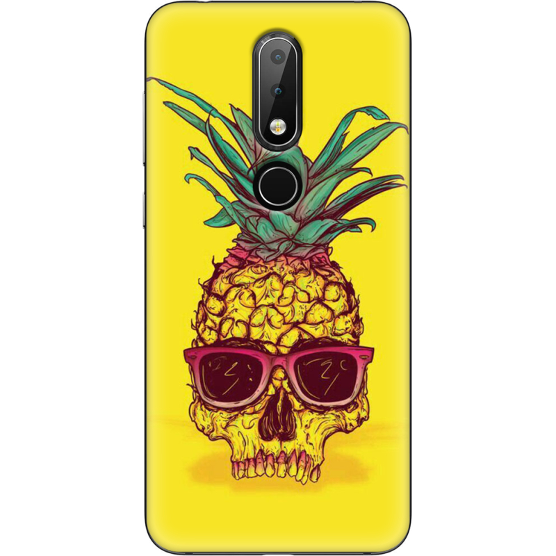 Чехол Uprint Nokia 6.1 Plus Pineapple Skull