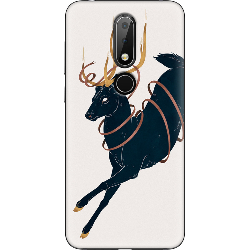 Чехол Uprint Nokia 6.1 Plus Black Deer