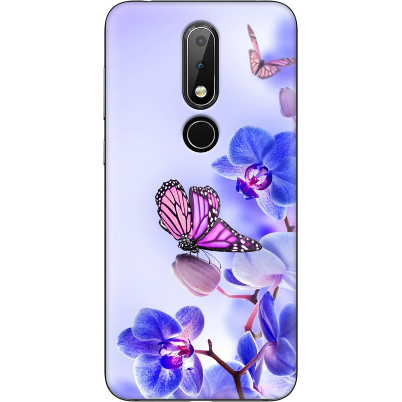 Чехол Uprint Nokia 6.1 Plus Orchids and Butterflies