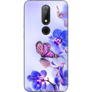 Чехол Uprint Nokia 6.1 Plus Orchids and Butterflies