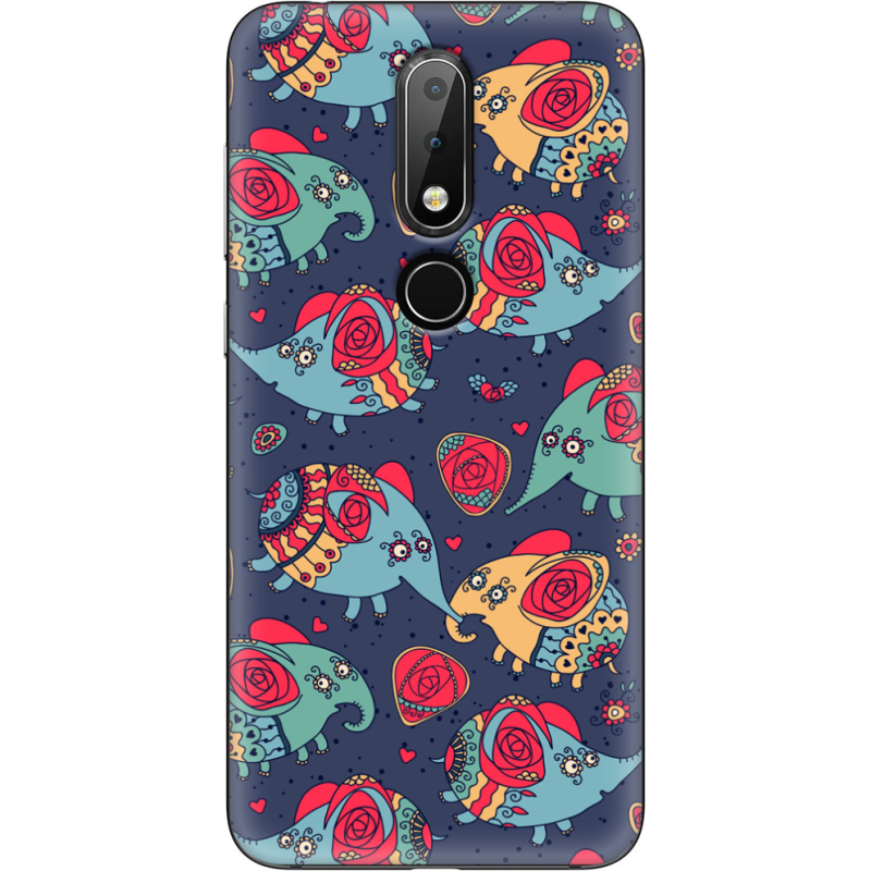 Чехол Uprint Nokia 6.1 Plus Flying Elephants