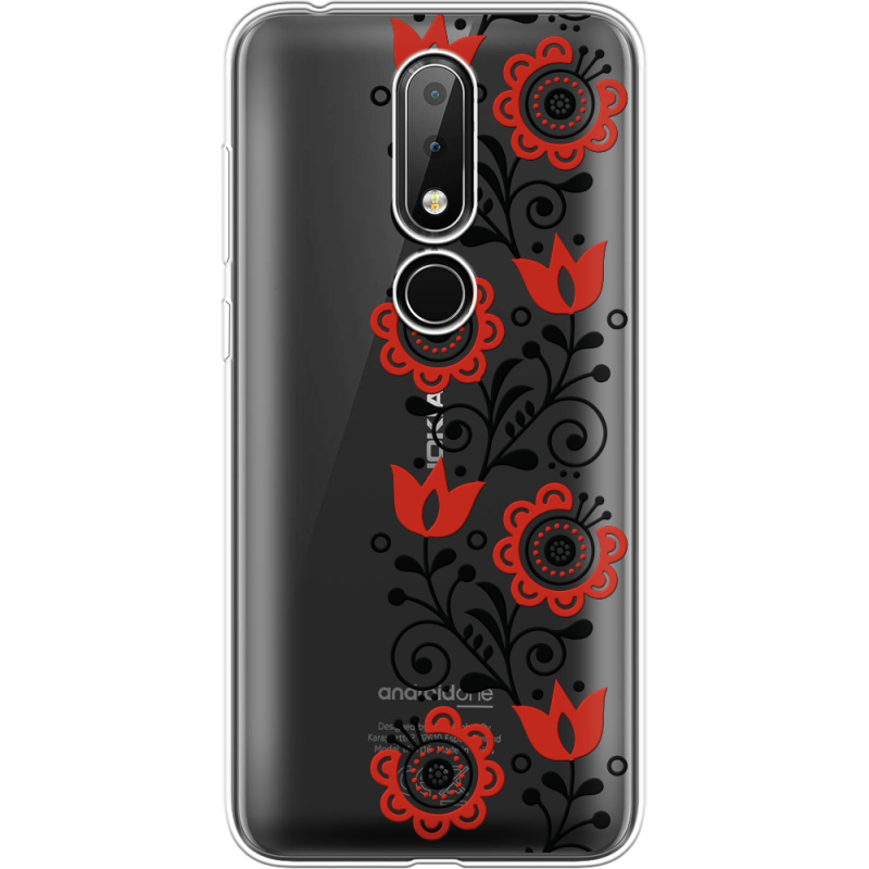 Прозрачный чехол Uprint Nokia 6.1 Plus Ethno Ornament