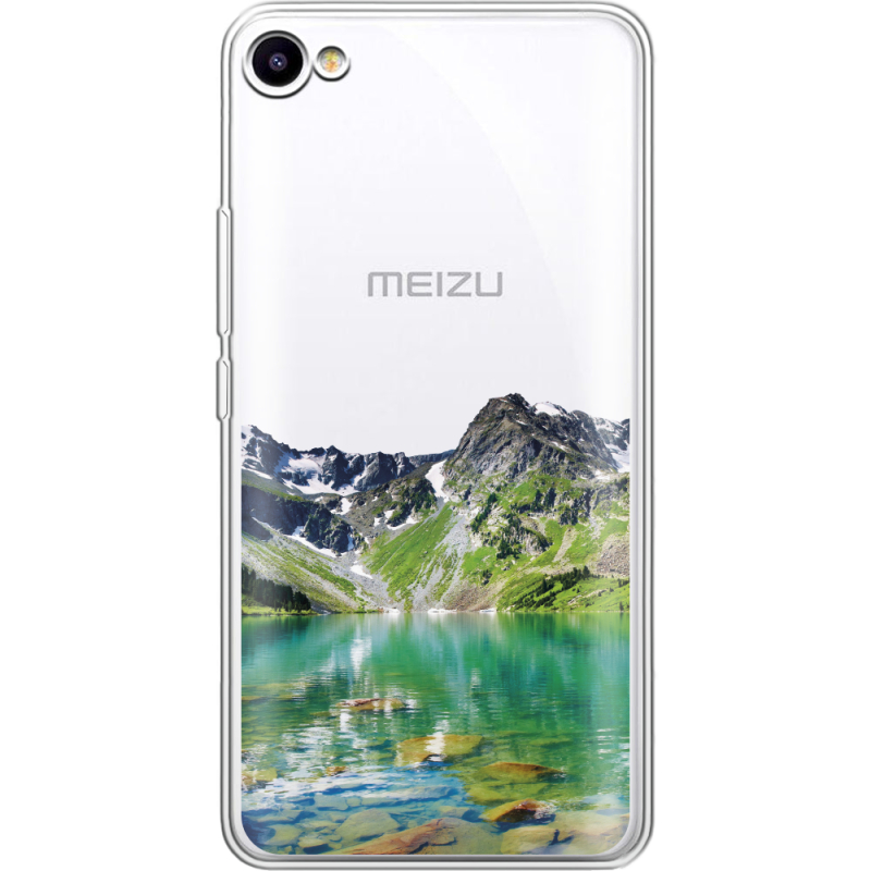 Прозрачный чехол Uprint Meizu U10 Green Mountain