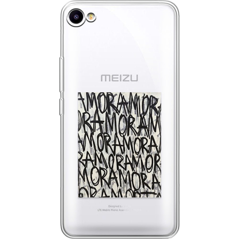 Прозрачный чехол Uprint Meizu U10 Amor Amor