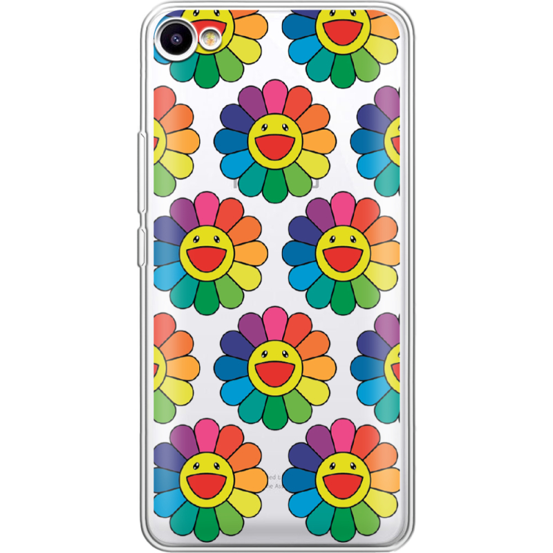 Прозрачный чехол Uprint Meizu U10 Hippie Flowers