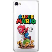 Прозрачный чехол Uprint Meizu U10 Super Mario