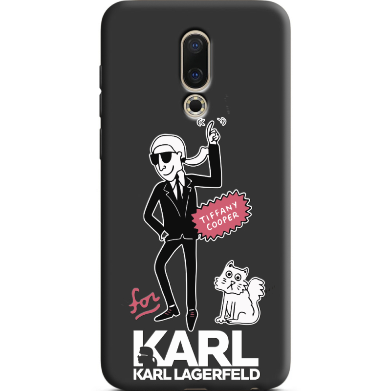 Черный чехол Uprint Meizu 16X For Karl
