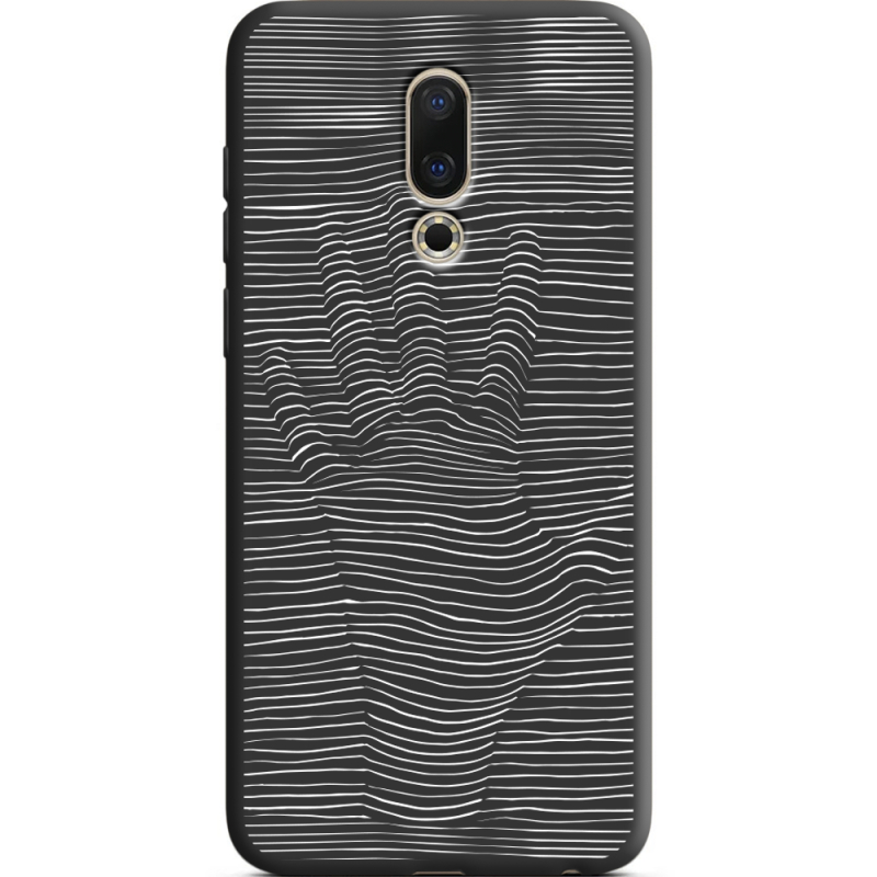 Черный чехол Uprint Meizu 16X Optical Hand