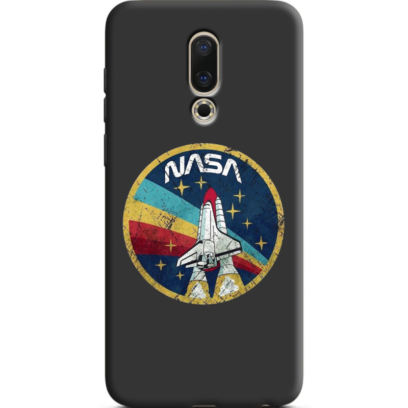 Черный чехол Uprint Meizu 16X NASA