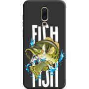 Черный чехол Uprint Meizu 16X Fish