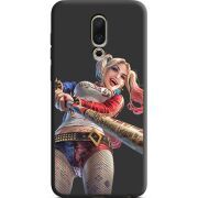 Черный чехол Uprint Meizu 16X Happy Harley Quinn