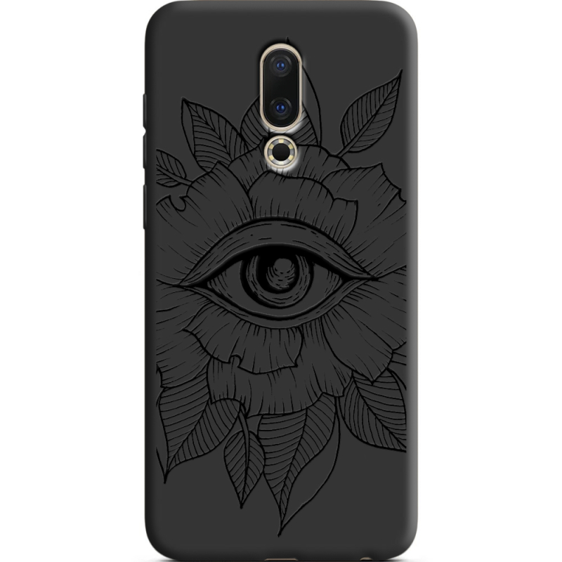Черный чехол Uprint Meizu 16X Eye