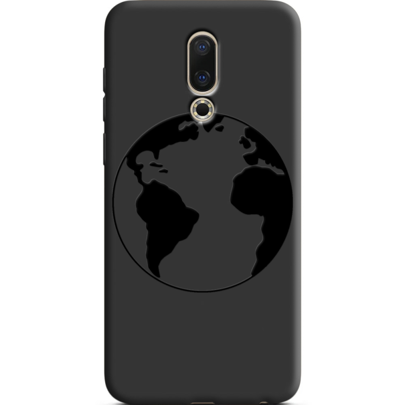 Черный чехол Uprint Meizu 16X Earth