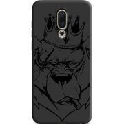 Черный чехол Uprint Meizu 16X Bear King