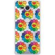 Прозрачный чехол Uprint Sony Xperia XZ2 Compact H8324 Hippie Flowers