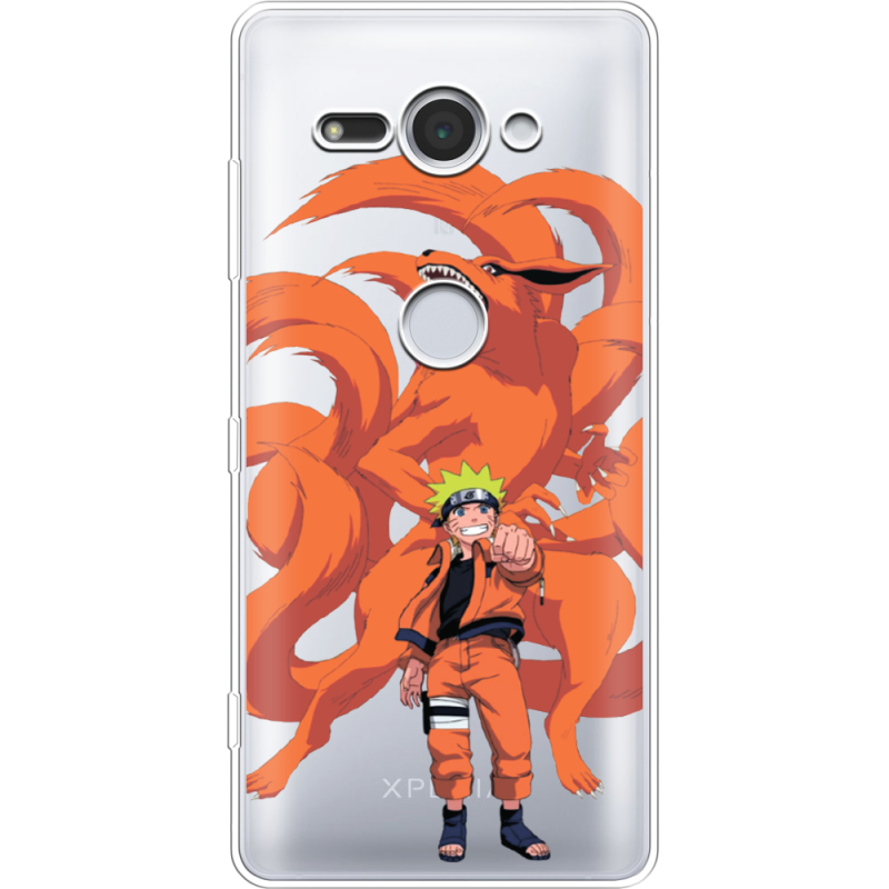 Прозрачный чехол Uprint Sony Xperia XZ2 Compact H8324 Naruto and Kurama