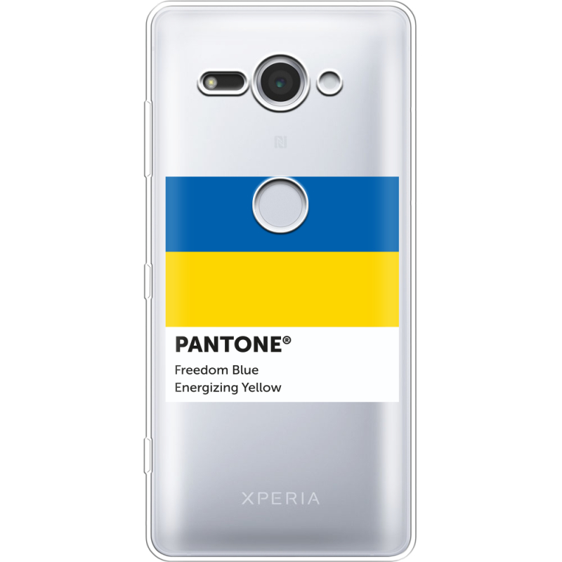 Прозрачный чехол Uprint Sony Xperia XZ2 Compact H8324 Pantone вільний синій