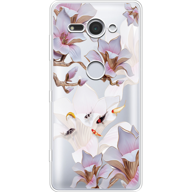 Прозрачный чехол Uprint Sony Xperia XZ2 Compact H8324 Chinese Magnolia