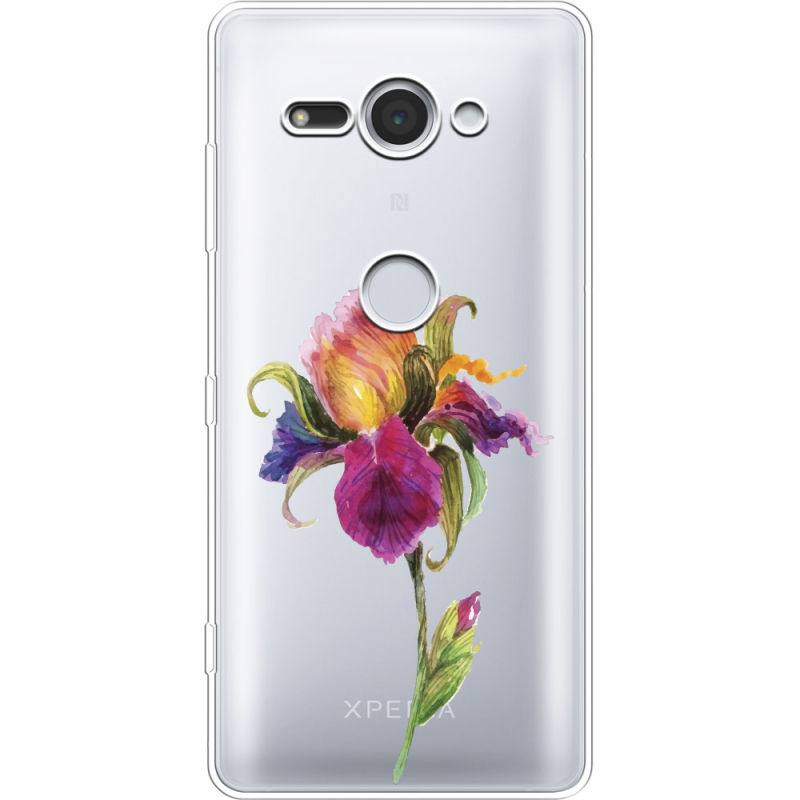 Прозрачный чехол Uprint Sony Xperia XZ2 Compact H8324 Iris