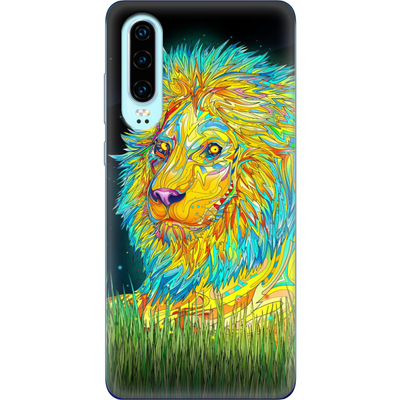 Чехол Uprint Huawei P30 Moonlight Lion