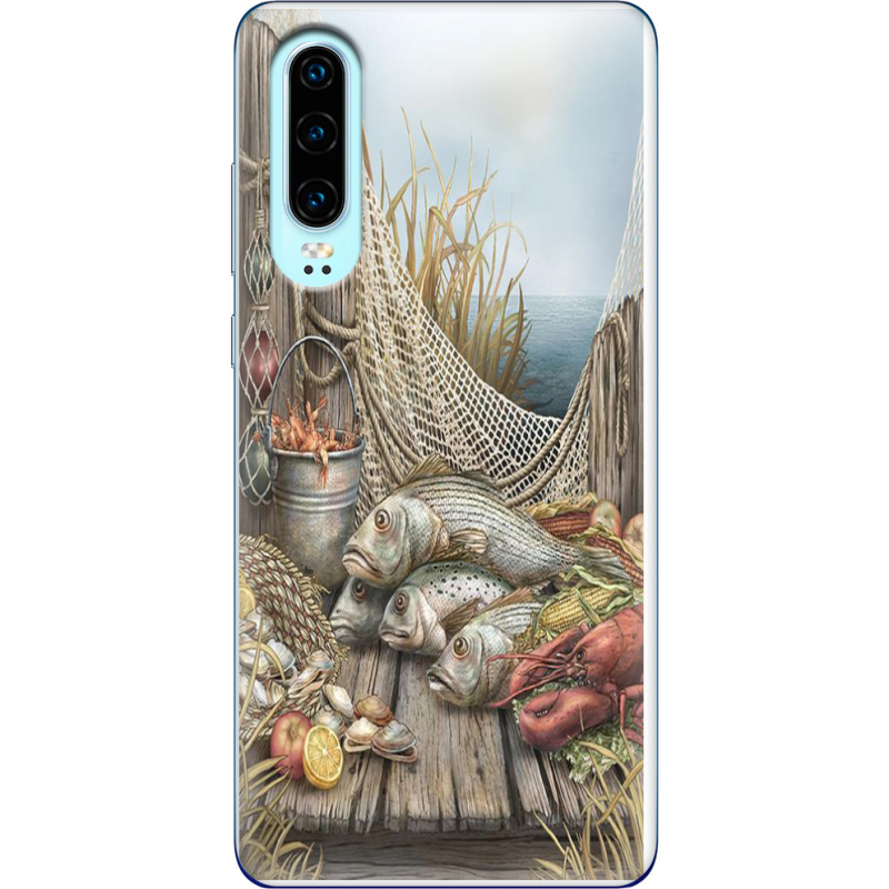 Чехол Uprint Huawei P30 Удачная рыбалка