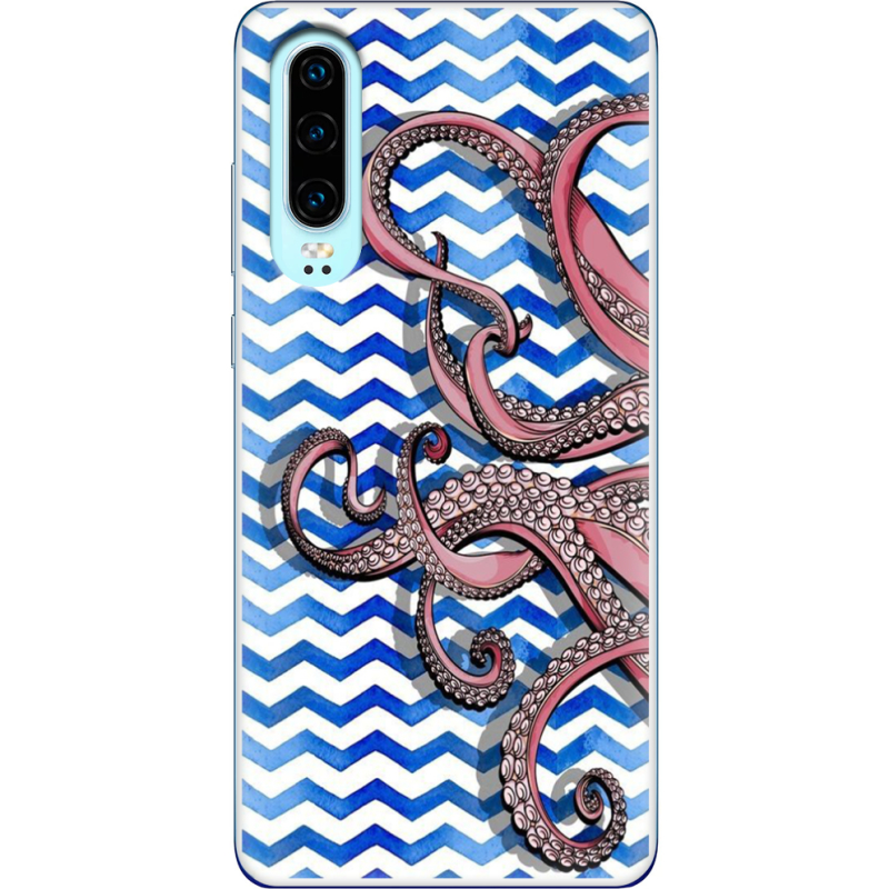 Чехол Uprint Huawei P30 Sea Tentacles