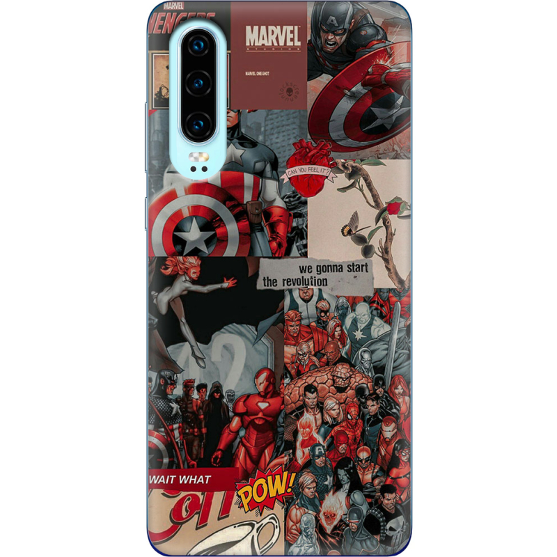 Чехол Uprint Huawei P30 Marvel Avengers