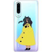 Прозрачный чехол Uprint Huawei P30 Just a Girl