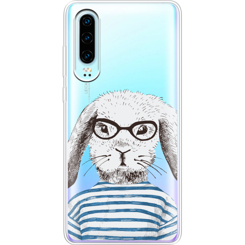 Прозрачный чехол Uprint Huawei P30 MR. Rabbit