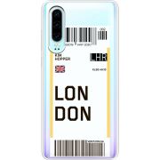 Прозрачный чехол Uprint Huawei P30 Ticket London