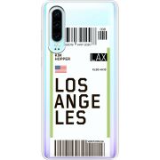 Прозрачный чехол Uprint Huawei P30 Ticket Los Angeles
