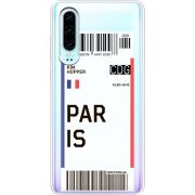 Прозрачный чехол Uprint Huawei P30 Ticket Paris