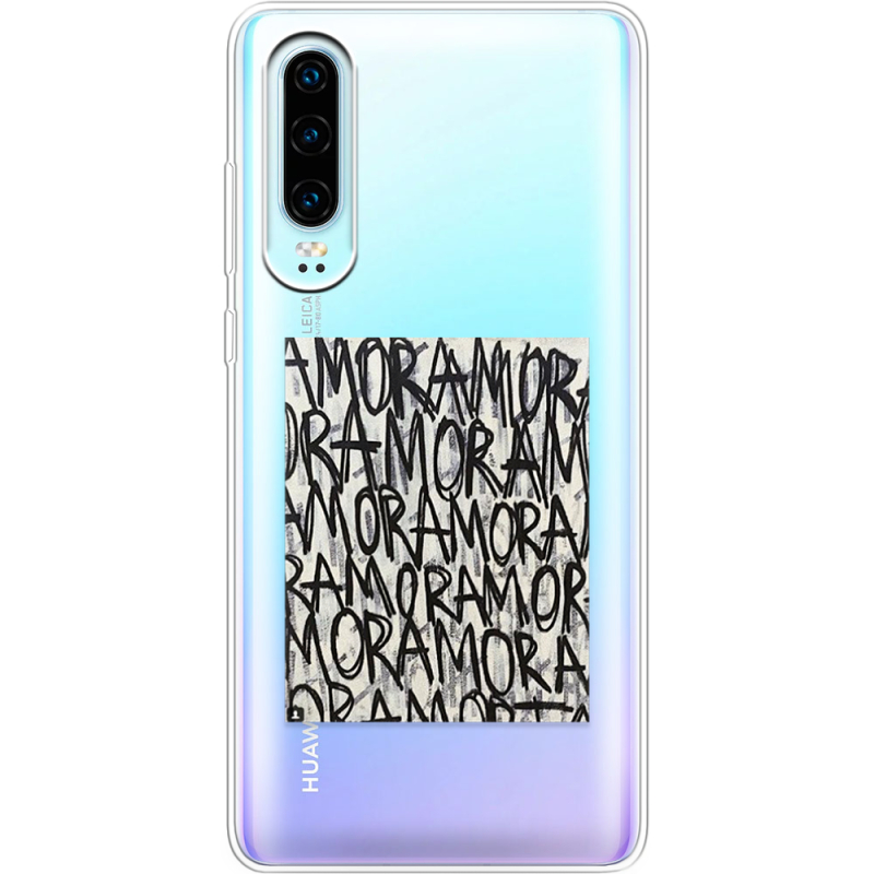 Прозрачный чехол Uprint Huawei P30 Amor Amor