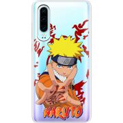 Прозрачный чехол Uprint Huawei P30 Naruto