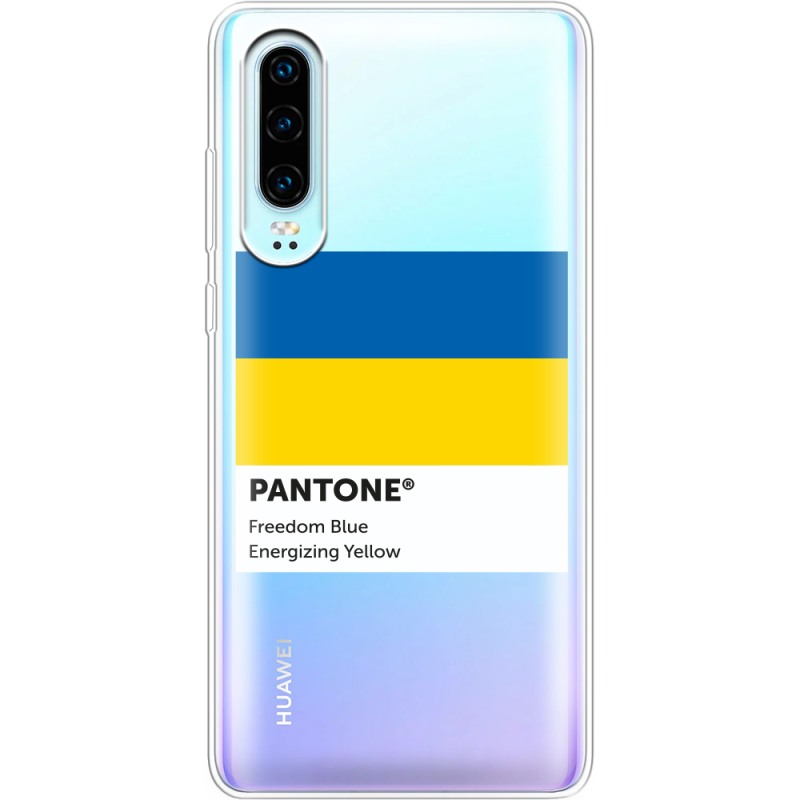 Прозрачный чехол Uprint Huawei P30 Pantone вільний синій