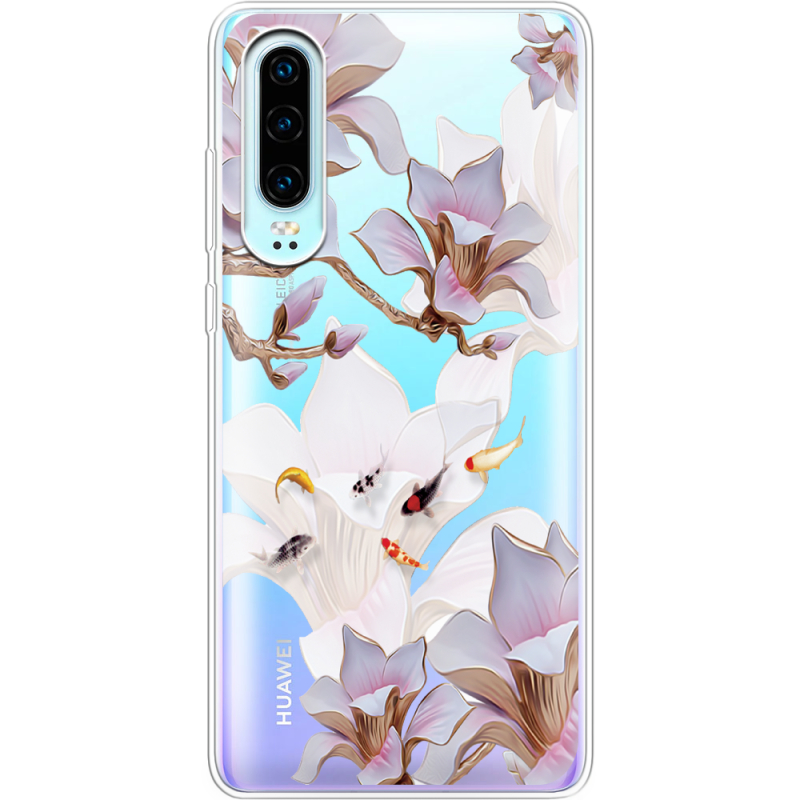 Прозрачный чехол Uprint Huawei P30 Chinese Magnolia