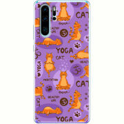 Чехол Uprint Huawei P30 Pro Yoga Cat