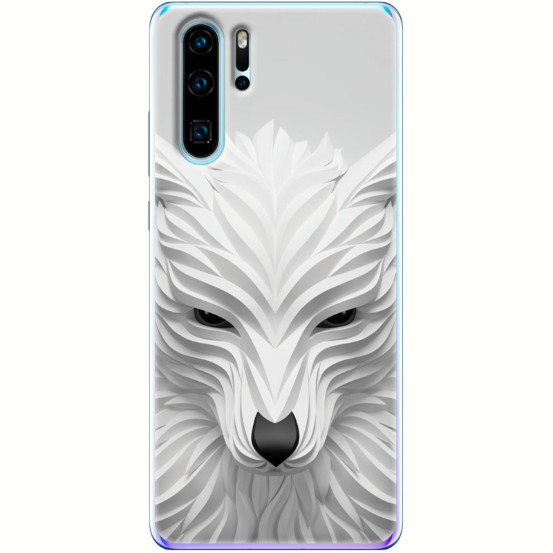 Чехол Uprint Huawei P30 Pro White Wolf