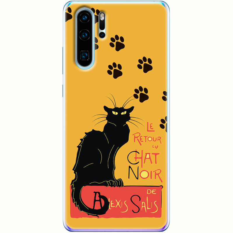 Чехол Uprint Huawei P30 Pro Noir Cat