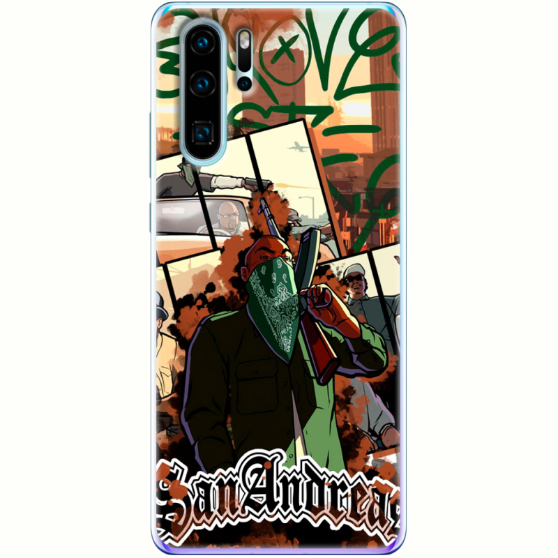 Чехол Uprint Huawei P30 Pro GTA San Andreas