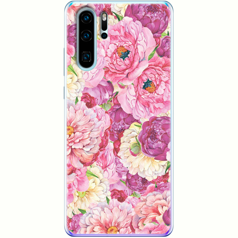 Чехол Uprint Huawei P30 Pro Pink Peonies