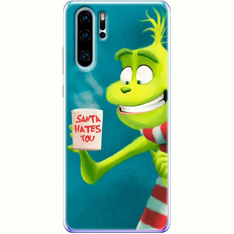 Чехол Uprint Huawei P30 Pro Santa Hates You