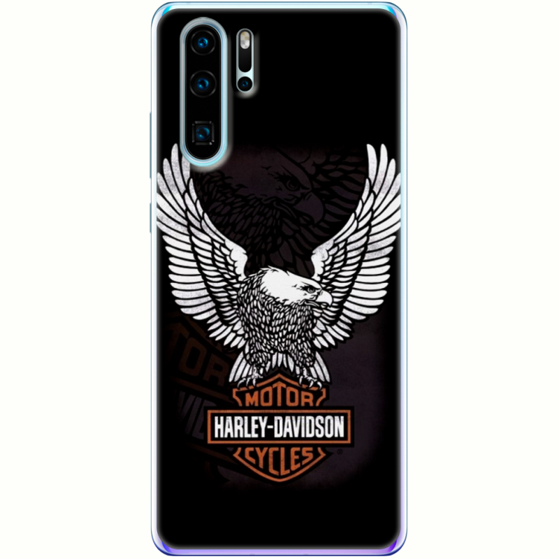 Чехол Uprint Huawei P30 Pro Harley Davidson and eagle